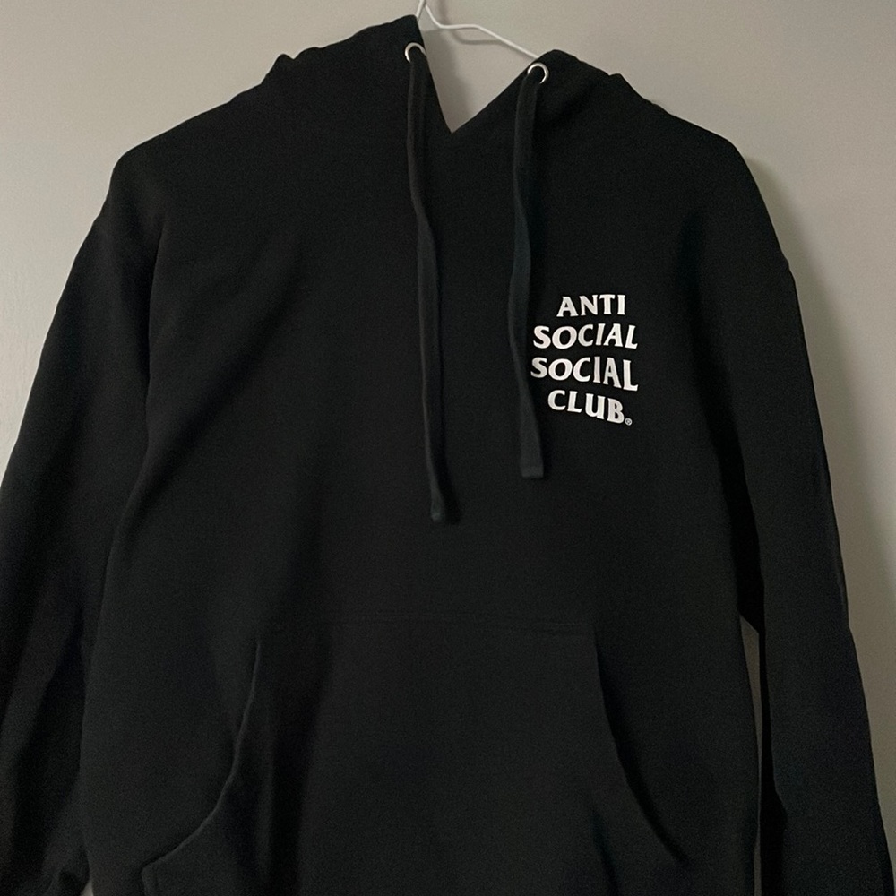Anti social social club black hoodie